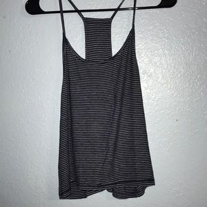 Brandy Melville navy/white striped tank
